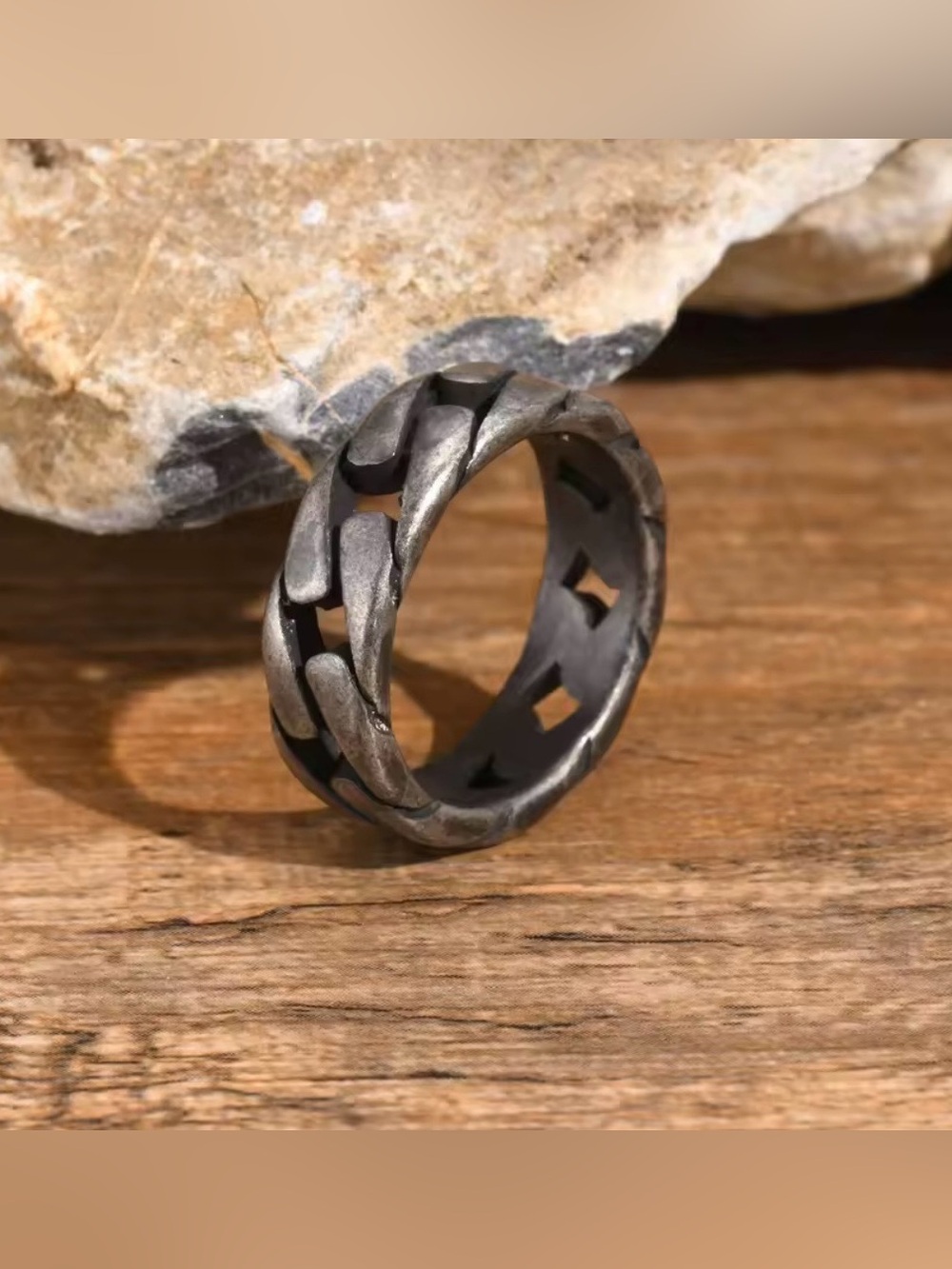 Stainless steel vintage ring size 11